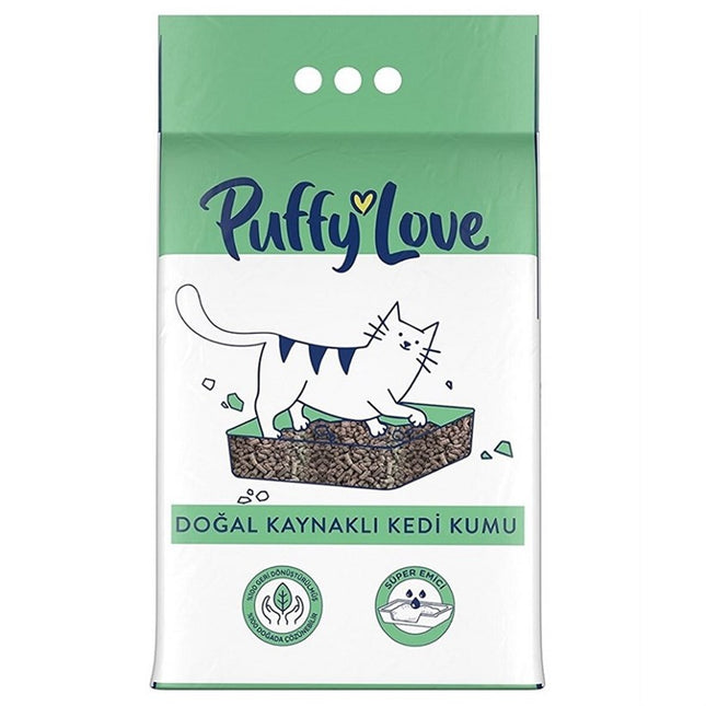 Puffy Love Doğal Kaynaklı Kedi Kumu 8 Lt