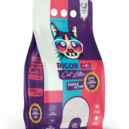 Rigor Marsilya Sabunu Kokulu İnce Taneli Kedi Kumu 10 lt