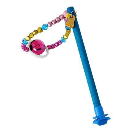 Markapet Tünekli Döner Toplu Kuş Oyuncağı 10 cm-16 cm Mavi