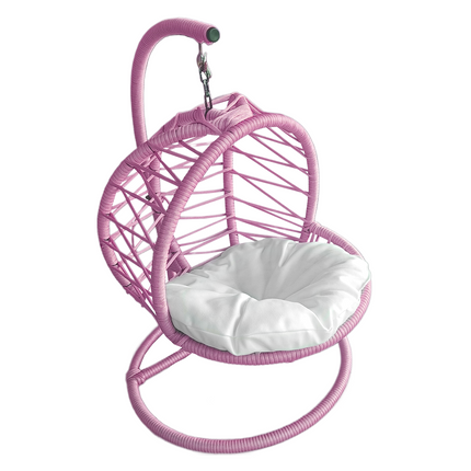 Karamel Pet Kedi Hamağı Minderli Kedi Salıncağı 40*42 cm-62 cm Pembe