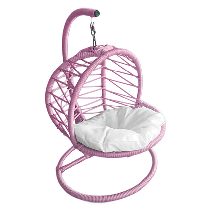 Karamel Pet Kedi Hamağı Minderli Kedi Salıncağı 40*42 cm-62 cm Pembe