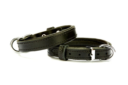 Doggie Comfort Deri Köpek Boyun Tasması 1,5x 25-33 cm Siyah