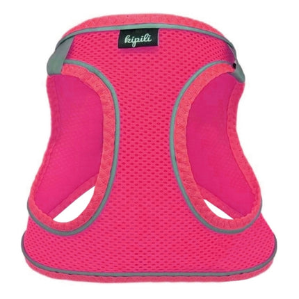 Üç Kilitli Sportif Kedi Köpek Göğüs Tasması 28-34 cm X-Small Pembe