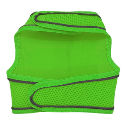 Çift Kilitli Sportif Kedi Köpek Göğüs Tasma Seti 32-40 cm Medium Yeşil