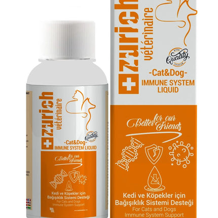 Zurich Kedi Köpek Bağışıklık Güçlendirici Likit 100 ML Sıvı