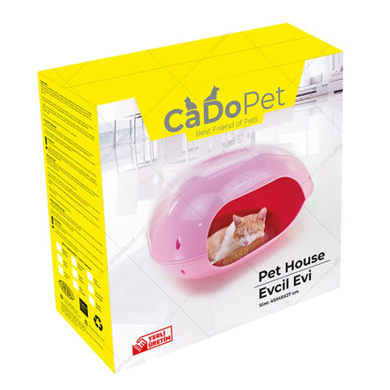 Cado Pet Kedi Köpek Yuvası Ufo 45X45X27 cm Beyaz