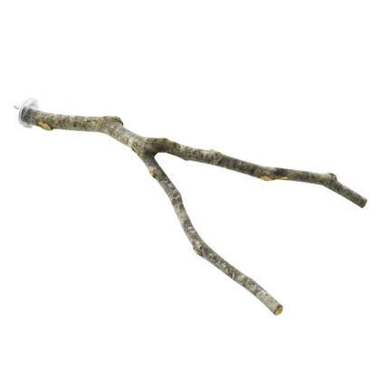 Doğal Ahşap Papağan Tüneği Küçük 10*20 cm