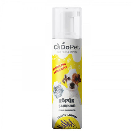 Cado Pet Lavanta Kokulu Kedi Köpek Köpük Şampuan 225 ml