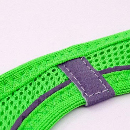 Tailpetz Air Mesh Köpek Göğüs Tasması Medium 44x48 cm Neon Yeşil