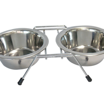 Tommy Ayaklı İkili Köpek Mama Su Kabı 3500 + 3500 ml