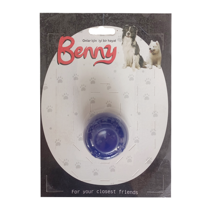 Benny Köpek Oyuncağı Sert Top 5 cm Mavi