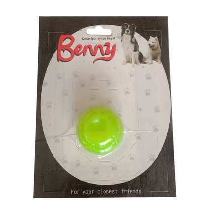 Benny Köpek Oyuncağı Sert Top 5 cm Neon Yeşil