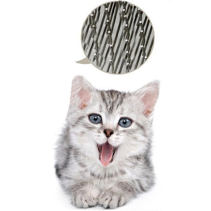 Ans Silikon Saplı Kedi Köpek Tarağı 5*9 cm-16 cm Pembe-Beyaz