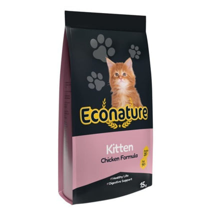 EconatureTavuklu Yavru Kedi Maması 15 Kg