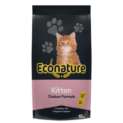 EconatureTavuklu Yavru Kedi Maması 15 Kg