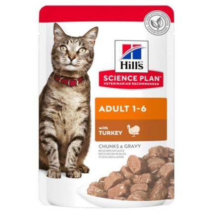 Hills Hindili Yetişkin Kedi Pouch Konservesi 85 gr