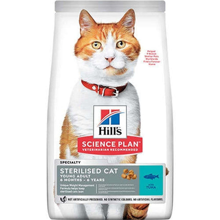Hills Adult Kısırlaştırılmış Kediler Için Ton Balıklı Kedi Maması 1,5 Kg