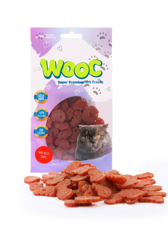Wooc Chicken Broccoli Strips Doğal Et Kedi Ödül Maması 40gr