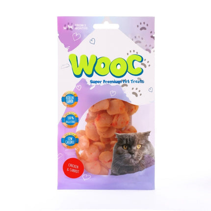 Wooc Chicken&carrot Doğal Et Kedi Ödül Maması 40gr