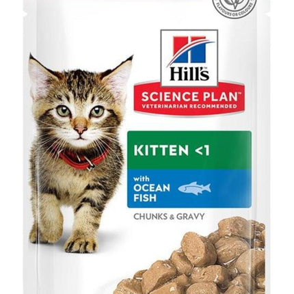 Hills Chunks In Gravy Kitten Balıklı Yavru Kedi Konservesi 85 Gr