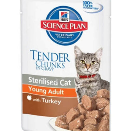 Hills Gravy Soslu Hindili Kısırlaştırılmış Kedi Konservesi 85 gr