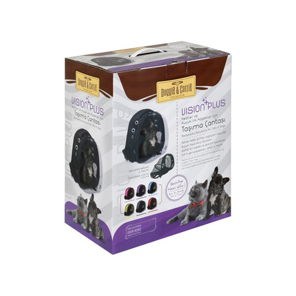 Cattie VisionPlus Kedi Köpek Taşıma Çantası 25 x 35 x 40 cm Kırmızı