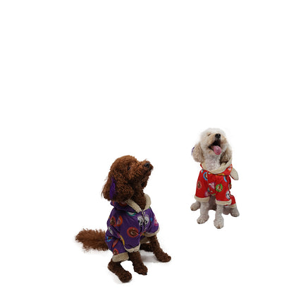 Pawstar Mor Animals Romper Küçük Ve Orta Irklar Için Tulum-mont Yağmurluk Köpek Kıyafeti XXLarge