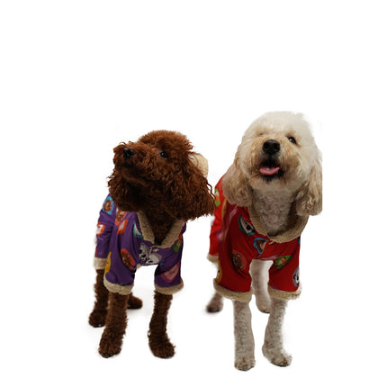 Pawstar Mor Animals Romper Küçük Ve Orta Irklar Için Tulum-mont Yağmurluk Köpek Kıyafeti XLarge