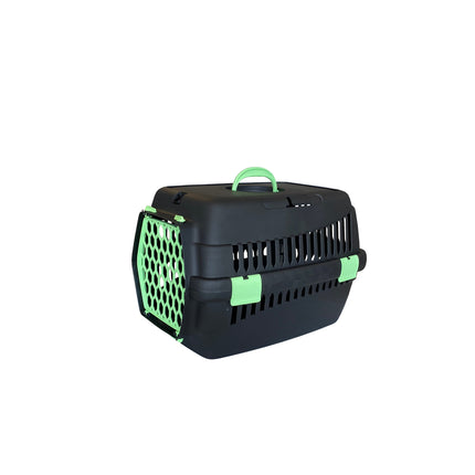 Markapet Lüx Kedi Köpek Taşıma Çantası 32 X 48 X 32 cm Siyah-Yeşil