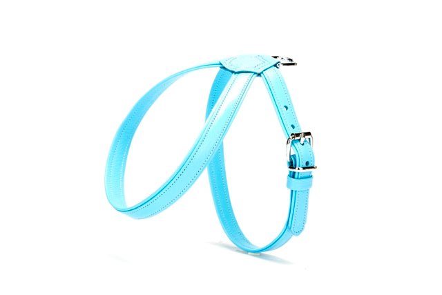 Doggie Flotter El Yapımı Deri Köpek Göğüs Tasması 1,2 x 25 -35 cm Beyaz