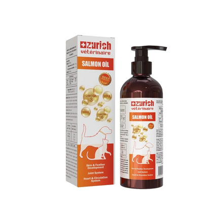 Zurich Veterinaire Salmon Oil / Omega 3 ve Omega 6 Sıvı Desteği 200 ml